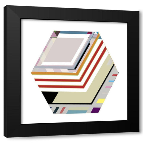 LTower 6B 4 Black Modern Wood Framed Art Print by Cartissi