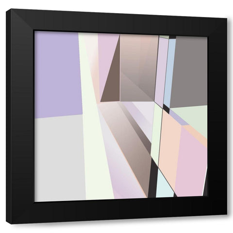 LTower23 4 Pastel Black Modern Wood Framed Art Print by Cartissi