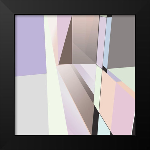 LTower23 4 Pastel Black Modern Wood Framed Art Print by Cartissi