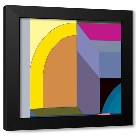 LTower9a I Black Modern Wood Framed Art Print by Cartissi