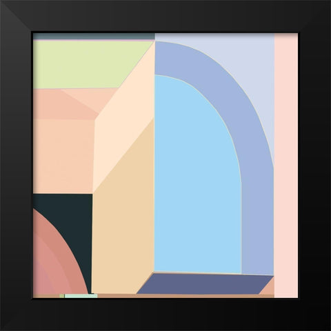 LTower9a II Black Modern Wood Framed Art Print by Cartissi
