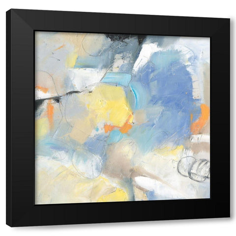 No Strings Attached II Black Modern Wood Framed Art Print with Double Matting by OToole, Tim