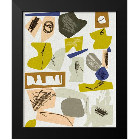 High Reach I Black Modern Wood Framed Art Print by Wang, Melissa