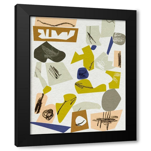 High Reach III Black Modern Wood Framed Art Print with Double Matting by Wang, Melissa