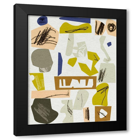 High Reach IV Black Modern Wood Framed Art Print with Double Matting by Wang, Melissa