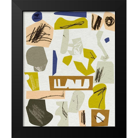 High Reach IV Black Modern Wood Framed Art Print by Wang, Melissa