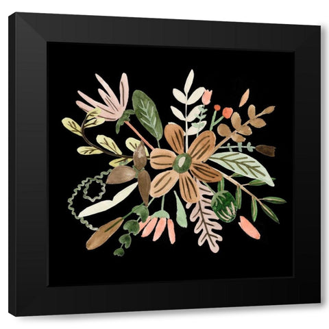 Sweet Fest III Black Modern Wood Framed Art Print with Double Matting by Wang, Melissa