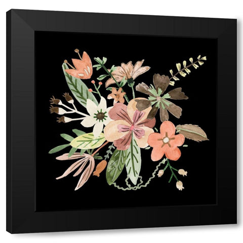 Sweet Fest IV Black Modern Wood Framed Art Print by Wang, Melissa