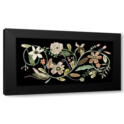 Sweet Fest VI Black Modern Wood Framed Art Print with Double Matting by Wang, Melissa