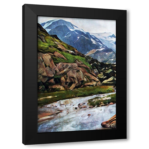 Susten Pass Worth Taking I Black Modern Wood Framed Art Print by Aldridge, Ashley