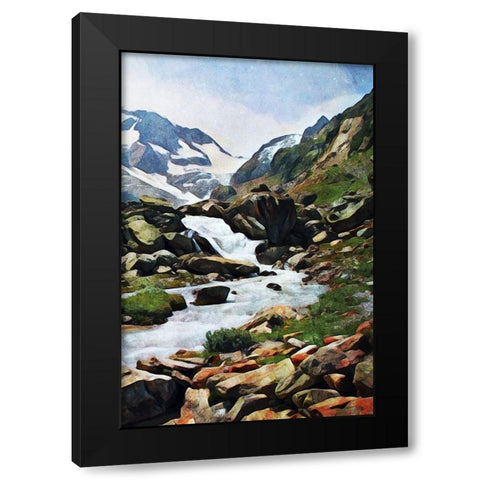 Susten Pass Worth Taking II Black Modern Wood Framed Art Print with Double Matting by Aldridge, Ashley