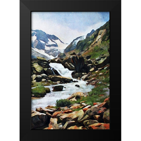 Susten Pass Worth Taking II Black Modern Wood Framed Art Print by Aldridge, Ashley
