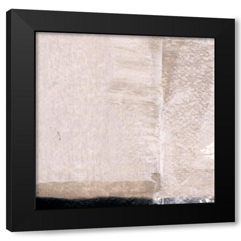 Mozaic III Black Modern Wood Framed Art Print with Double Matting by Aryai, Sia