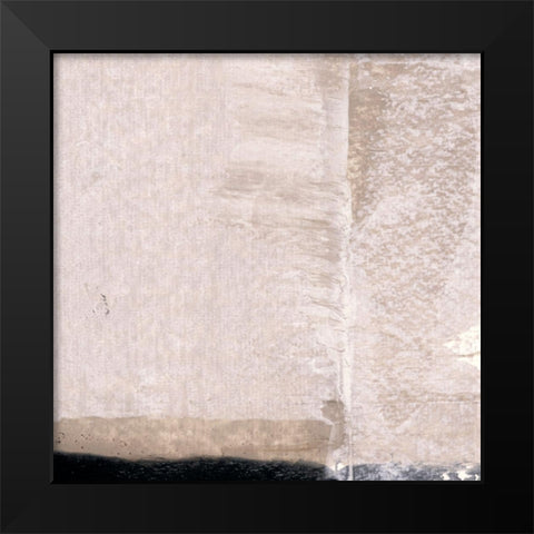 Mozaic III Black Modern Wood Framed Art Print by Aryai, Sia