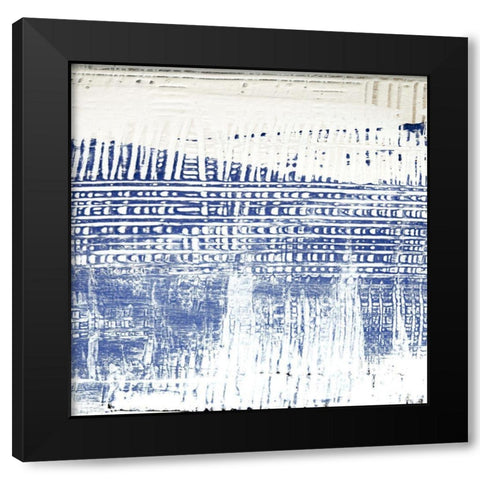 Amaze Pastels II Black Modern Wood Framed Art Print with Double Matting by Aryai, Sia