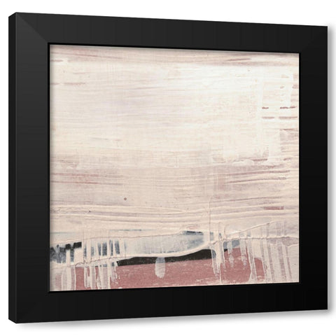 Amaze Pastels IV Black Modern Wood Framed Art Print with Double Matting by Aryai, Sia