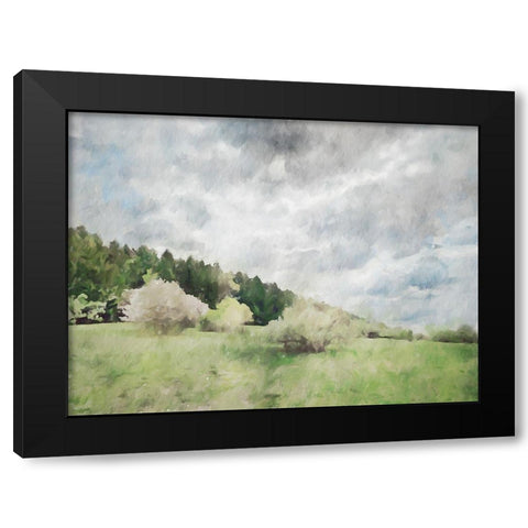 Trees in Bloom Black Modern Wood Framed Art Print with Double Matting by Curinga, Kim