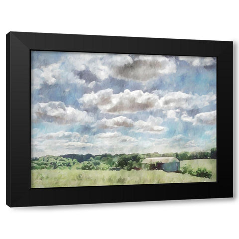 Sky Barn Black Modern Wood Framed Art Print with Double Matting by Curinga, Kim