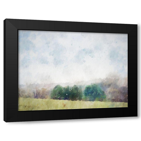 Trees In Color Black Modern Wood Framed Art Print with Double Matting by Curinga, Kim
