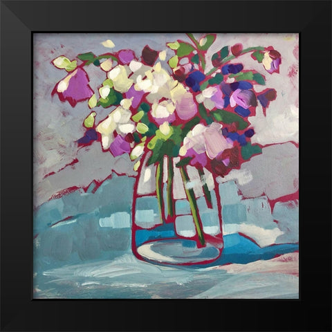 Inner Peace Black Modern Wood Framed Art Print by Riger, Sue