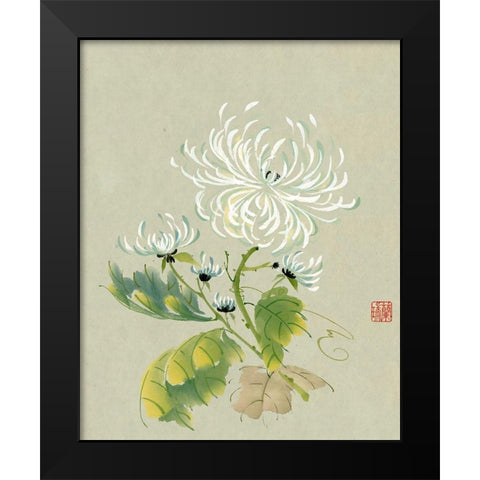 Rhythm of the Dance Black Modern Wood Framed Art Print by Rae, Nan