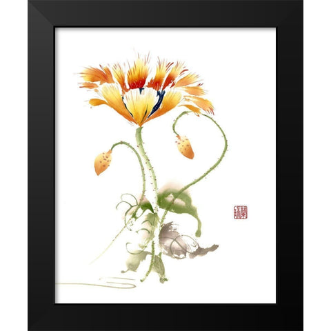 Following Black Modern Wood Framed Art Print by Rae, Nan