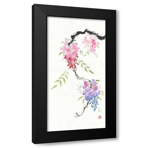 Dreaming in Color Black Modern Wood Framed Art Print with Double Matting by Rae, Nan