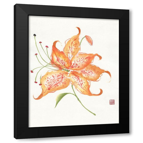 The Dawn Begins Black Modern Wood Framed Art Print with Double Matting by Rae, Nan