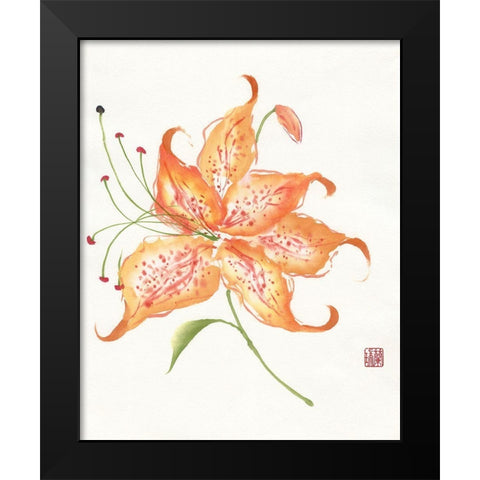 The Dawn Begins Black Modern Wood Framed Art Print by Rae, Nan