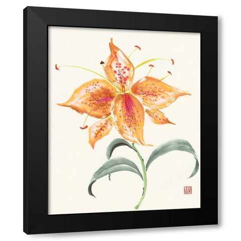Pinwheel Passion Black Modern Wood Framed Art Print with Double Matting by Rae, Nan