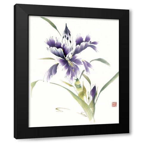 Glamour Black Modern Wood Framed Art Print with Double Matting by Rae, Nan