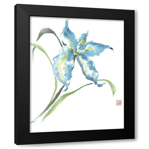 My Happiness Black Modern Wood Framed Art Print by Rae, Nan