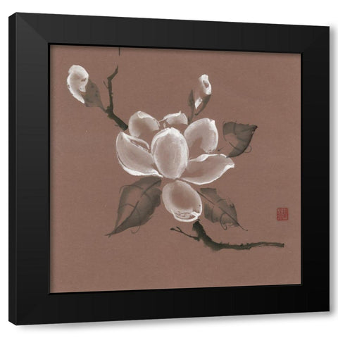 Burstin Out! Black Modern Wood Framed Art Print by Rae, Nan
