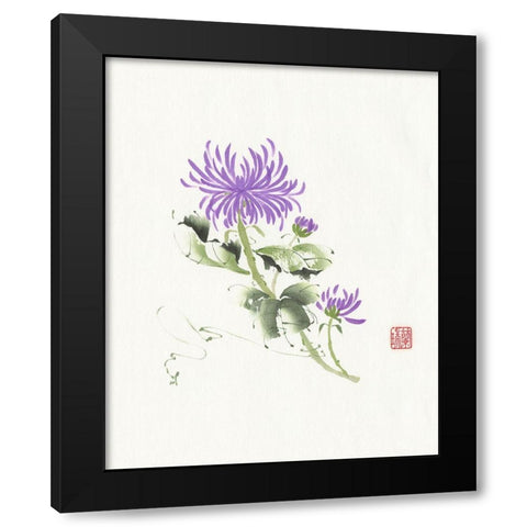 One of Four I Black Modern Wood Framed Art Print with Double Matting by Rae, Nan