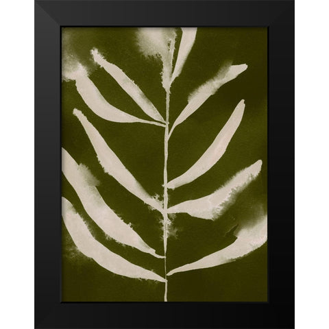 Organic Bloom II Black Modern Wood Framed Art Print by Barnes, Victoria