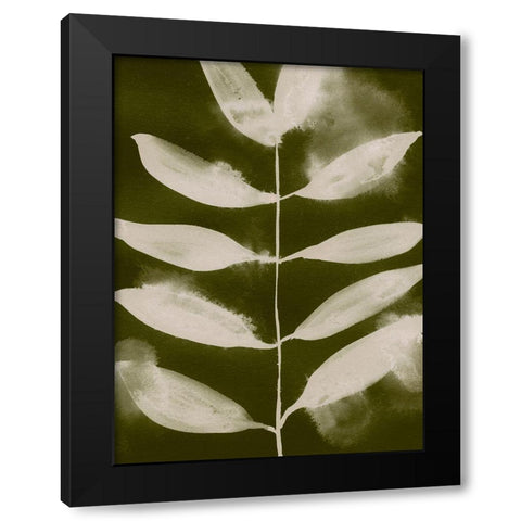 Organic Bloom V Black Modern Wood Framed Art Print with Double Matting by Barnes, Victoria