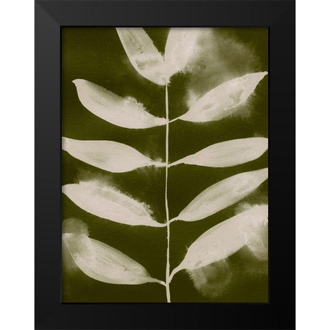 Organic Bloom V Black Modern Wood Framed Art Print by Barnes, Victoria