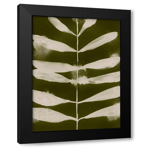 Organic Bloom VI Black Modern Wood Framed Art Print with Double Matting by Barnes, Victoria