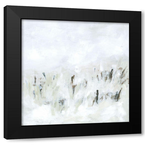 Tundra Grassland I Black Modern Wood Framed Art Print with Double Matting by Vess, June Erica