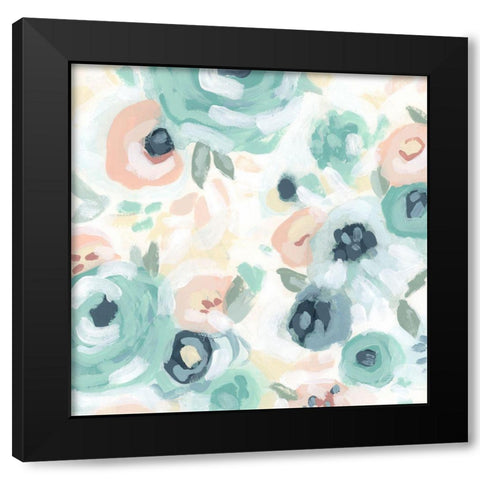 Fiore Field I Black Modern Wood Framed Art Print by Vess, June Erica