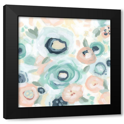 Fiore Field II Black Modern Wood Framed Art Print by Vess, June Erica