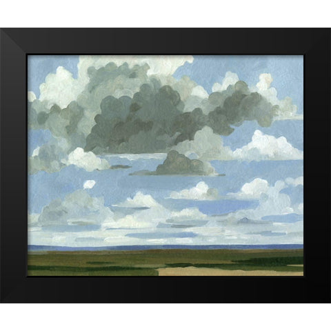 Great Plains Sky I Black Modern Wood Framed Art Print by Caroline, Emma