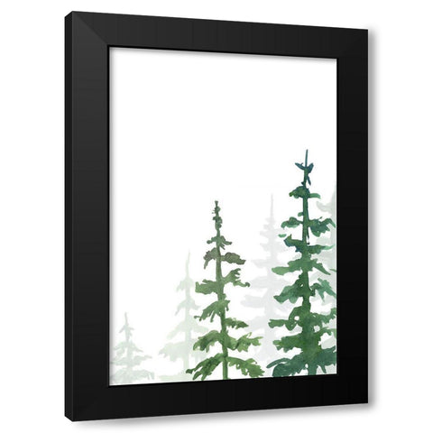 Rustic Simplicity II Black Modern Wood Framed Art Print with Double Matting by Chandler, Sharon