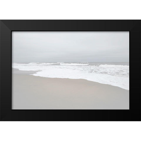 November Beach I Black Modern Wood Framed Art Print by Chandler, Sharon