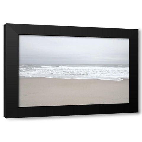 November Beach III Black Modern Wood Framed Art Print with Double Matting by Chandler, Sharon