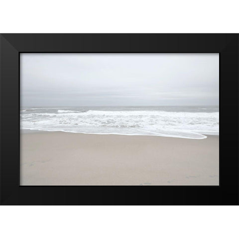 November Beach III Black Modern Wood Framed Art Print by Chandler, Sharon