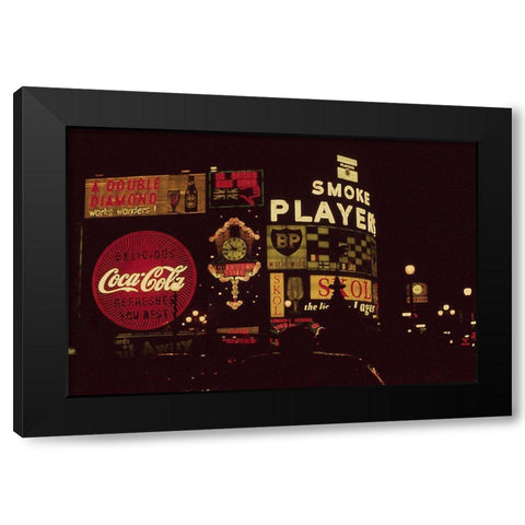 London Pavillion 1962 I Black Modern Wood Framed Art Print by Longley, Carolyn