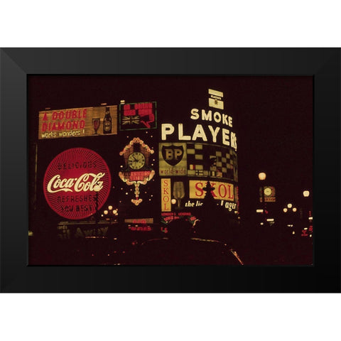 London Pavillion 1962 I Black Modern Wood Framed Art Print by Longley, Carolyn