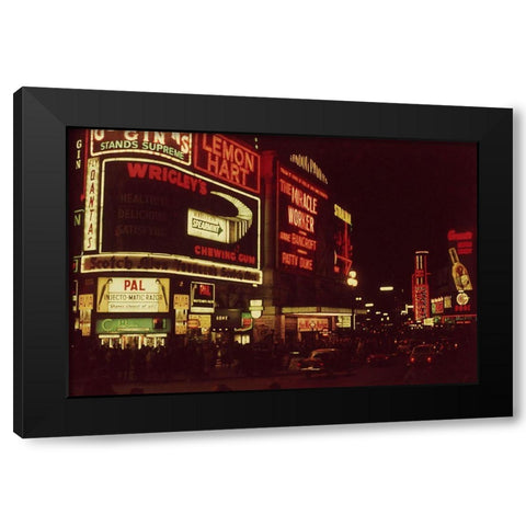 London Pavillion 1962 II Black Modern Wood Framed Art Print by Longley, Carolyn