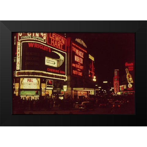 London Pavillion 1962 II Black Modern Wood Framed Art Print by Longley, Carolyn